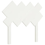 Bed Headboard White 92 cm Single Solid Wood Pine