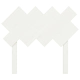 Bed Headboard White 92 cm Single Solid Wood Pine