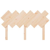 Bed Headboard 132 cm Solid Wood Pine