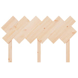 Bed Headboard 132 cm Solid Wood Pine - Top-Down View