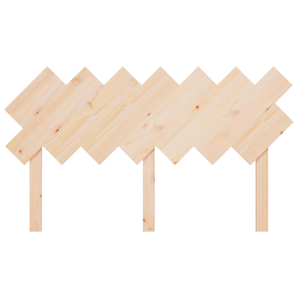 Bed Headboard 151.5 cm Solid Wood Pine