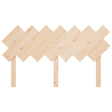 Bed Headboard 151.5 cm Solid Wood Pine - Top-Down View