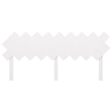 Bed Headboard White 178 cm Solid Wood Pine