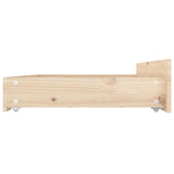 Bed Frame without Mattress with Drawers 135x190 cm - Extra Image