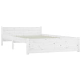Bed Frame without Mattress with Drawers White 135x190 cm