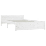 Bed Frame without Mattress with Drawers White 150x200 cm - 45-Degree Angle