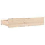 Bed Frame without Mattress with Drawers 183x203 cm King - Low Angle