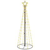 Christmas Cone Tree Warm White 108 LEDs 70x180 cm