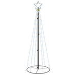 Christmas Cone Tree Cold White 108 LEDs 70x180 cm
