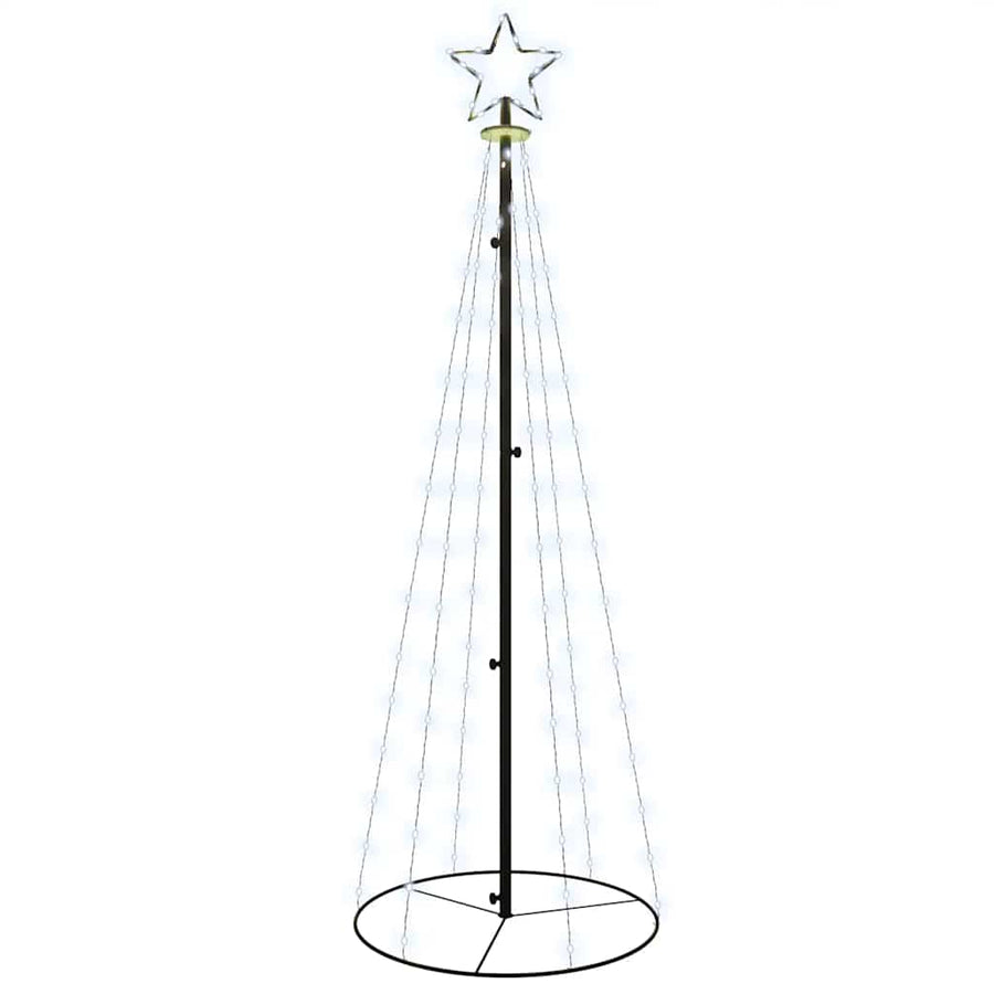 Christmas Cone Tree Cold White 108 LEDs 70x180 cm
