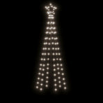 Christmas Cone Tree Cold White 108 LEDs 70x180 cm
