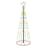 Christmas Cone Tree Colourful 108 LEDs 70x180 cm