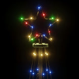 Christmas Cone Tree Colourful 108 LEDs 70x180 cm - 45-Degree Angle