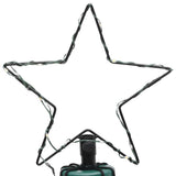 Christmas Cone Tree Colourful 108 LEDs 70x180 cm - Rear View