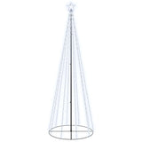 Christmas Cone Tree Cold White 310 LEDs 100x300 cm