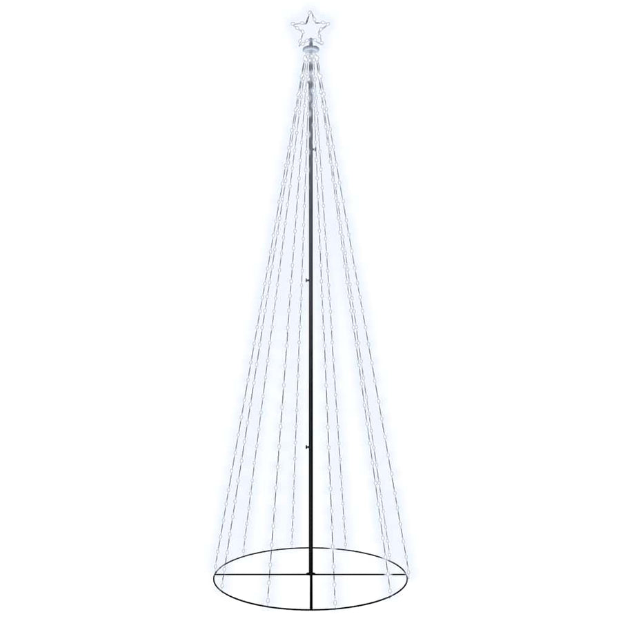 Christmas Cone Tree Cold White 310 LEDs 100x300 cm