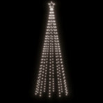 Christmas Cone Tree Cold White 310 LEDs 100x300 cm