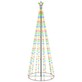 Christmas Cone Tree Colourful 310 LEDs 100x300 cm