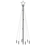 Christmas Tree with Spike Warm White 108 LEDs 180 cm - Side View