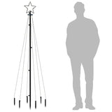 Christmas Tree with Spike Cold White 108 LEDs 180 cm - Extra Image