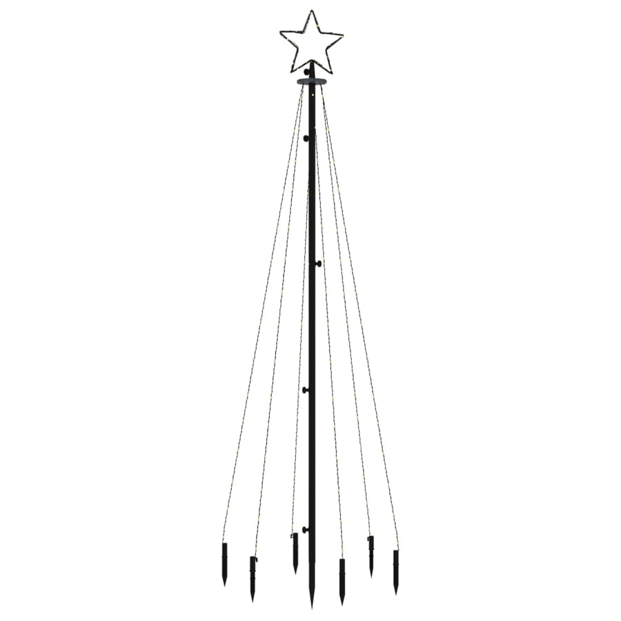 Christmas Tree with Spike Colourful 108 LEDs 180 cm