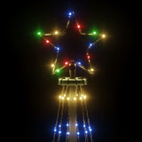 Christmas Tree with Spike Colourful 108 LEDs 180 cm - 45-Degree Angle