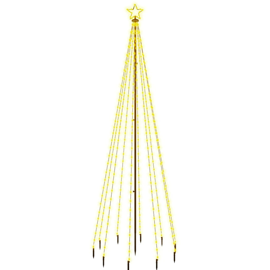 Christmas Tree with Spike Warm White 310 LEDs 300 cm