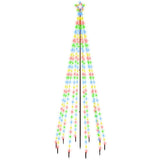 Christmas Tree with Spike Colourful 310 LEDs 300 cm