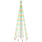 Christmas Tree with Spike Colourful 310 LEDs 300 cm