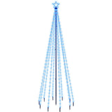 Christmas Tree with Spike Blue 310 LEDs 300 cm