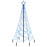 Christmas Tree with Spike Blue 200 LEDs 180 cm - Front View