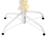 Artificial Christmas Tree with Iridescent Tips White 150 cm PVC