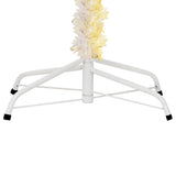 Artificial Christmas Tree with Iridescent Tips White 240 cm PVC