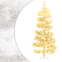 Swirl Pre-lit Christmas Tree with Stand White 150 cm PVC