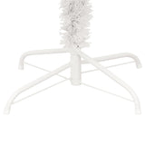 Swirl Pre-lit Christmas Tree with Stand White 150 cm PVC - Close-Up Angle