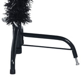 Artificial Half Christmas Tree with Stand Black 120 cm PVC - Low Angle