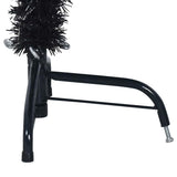 Artificial Half Christmas Tree with Stand Black 150 cm PVC