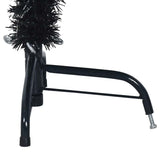 Artificial Half Christmas Tree with Stand Black 150 cm PVC