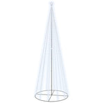 Christmas Cone Tree Cold White 732 LEDs 160x500 cm