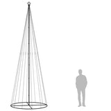 Christmas Cone Tree Cold White 732 LEDs 160x500 cm