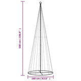 Christmas Cone Tree Cold White 732 LEDs 160x500 cm