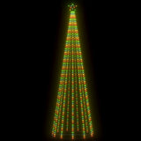 Christmas Cone Tree Colourful 732 LEDs 160x500 cm