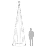 Christmas Cone Tree Colourful 732 LEDs 160x500 cm
