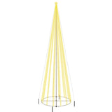 Christmas Cone Tree Warm White 3000 LEDs 230x800 cm - Front View