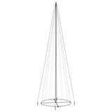Christmas Cone Tree Warm White 3000 LEDs 230x800 cm - Side View