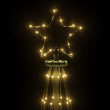 Christmas Cone Tree Warm White 3000 LEDs 230x800 cm - 45-Degree Angle