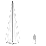 Christmas Cone Tree Warm White 3000 LEDs 230x800 cm - Close-Up Angle