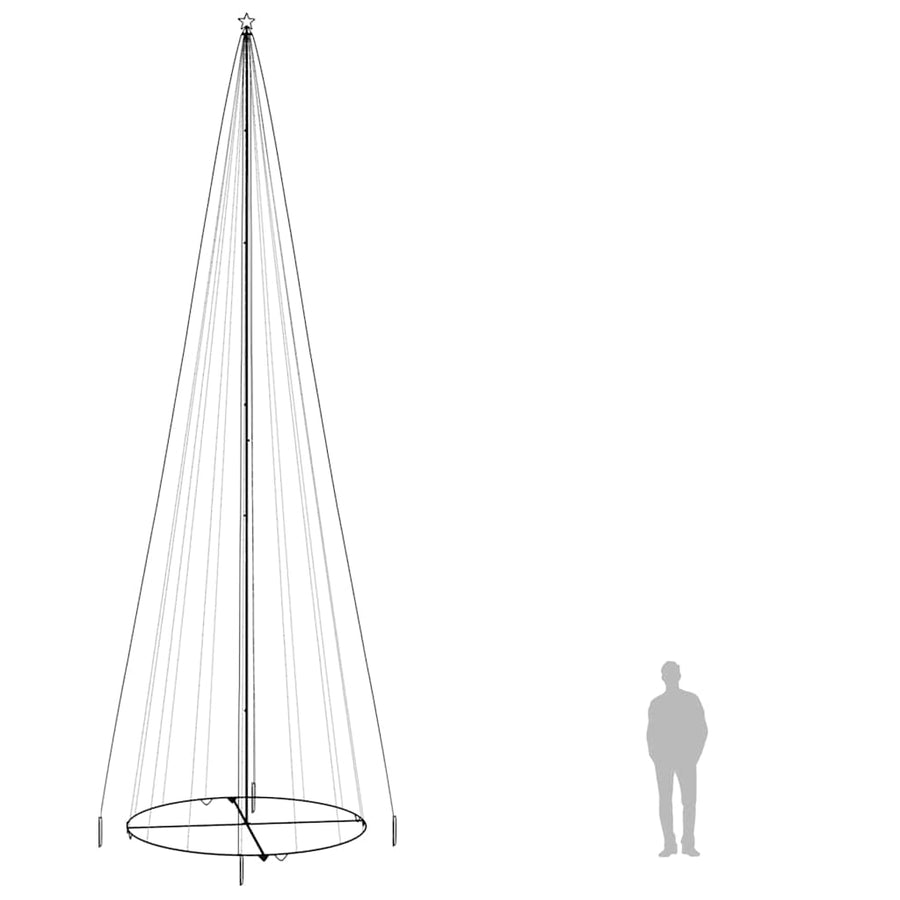 Christmas Cone Tree Blue 3000 LEDs 230x800 cm