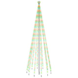Christmas Tree with Spike Colourful 732 LEDs 500 cm