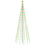 Christmas Tree with Spike Colourful 732 LEDs 500 cm